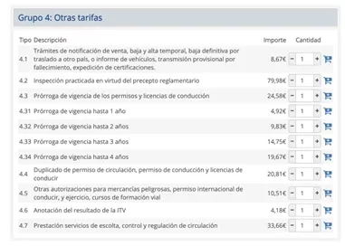 Pago de la tasa