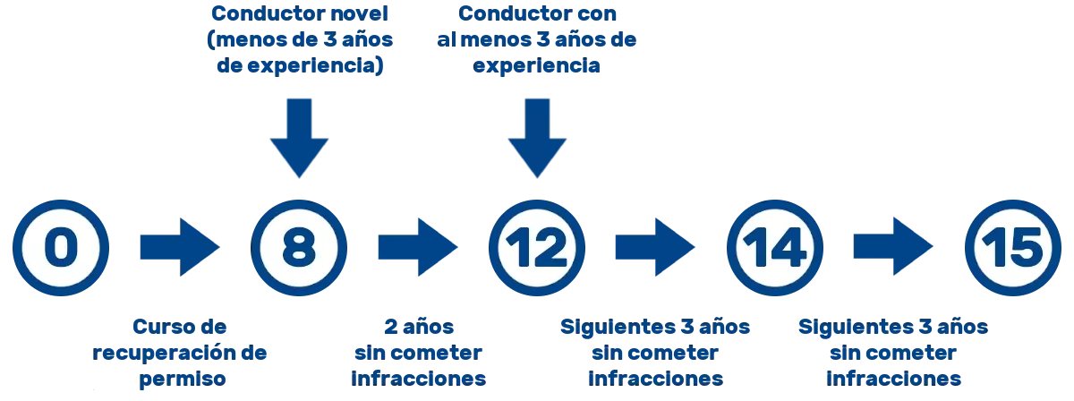 Puntos carnet de conducir